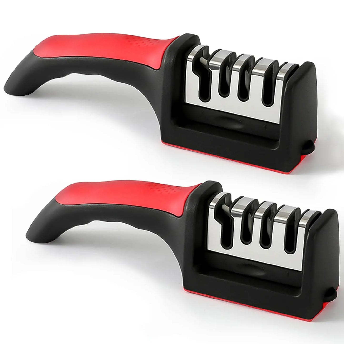 Amolador de Facas Profissional 4 Estágios – Afiamento Rápido para Facas de Cozinha e Lâminas