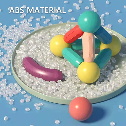 Brinquedo de Construção MAGNETICO STEM Infantil | Kit Blocos e Palitos Criativos Educativos