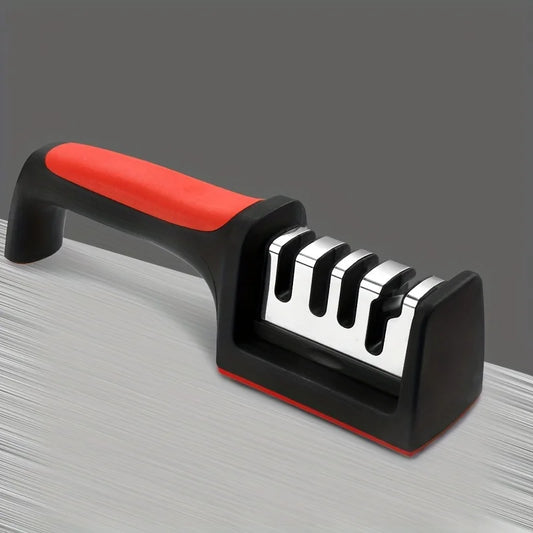 Amolador de Facas Profissional 4 Estágios – Afiamento Rápido para Facas de Cozinha e Lâminas