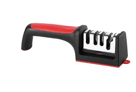 Amolador de Facas Profissional 4 Estágios – Afiamento Rápido para Facas de Cozinha e Lâminas