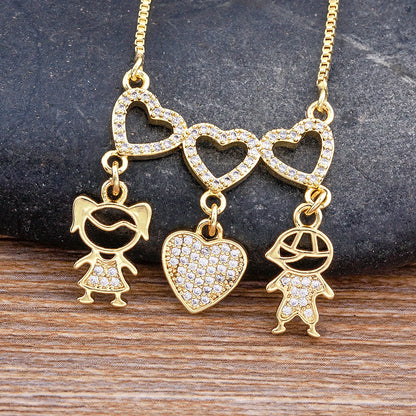 Colar Personalizado Família 💖 Presente Dia das Mães