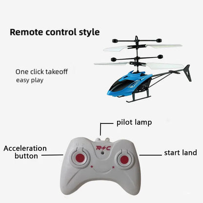 Mini Drone Recarregável RC com Controle – Resistente a Quedas, Seguro, Fácil de Voar e Diversão Garantida