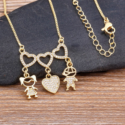 Colar Personalizado Família 💖 Presente Dia das Mães
