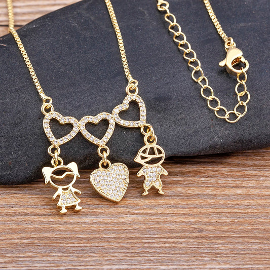 Colar Personalizado Família 💖 Presente Dia das Mães