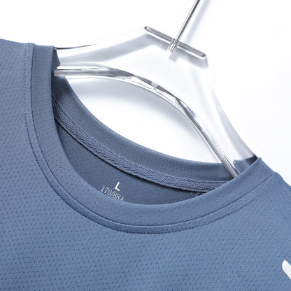 CAMISETA Quick Dry T-Shirt Masculina – Respirável, Secagem Rápida, Elástica, Esportiva CHRLCK