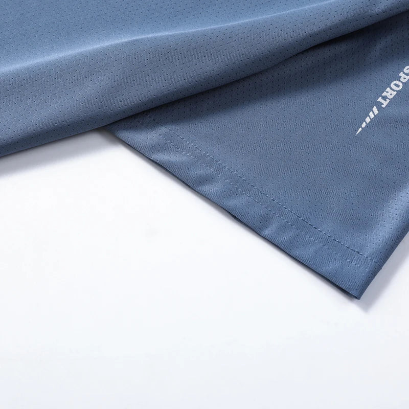 CAMISETA Quick Dry T-Shirt Masculina – Respirável, Secagem Rápida, Elástica, Esportiva CHRLCK