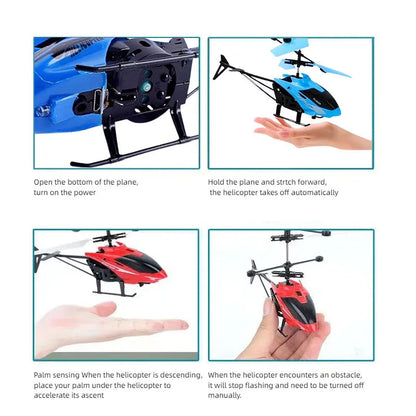 Mini Drone Recarregável RC com Controle – Resistente a Quedas, Seguro, Fácil de Voar e Diversão Garantida