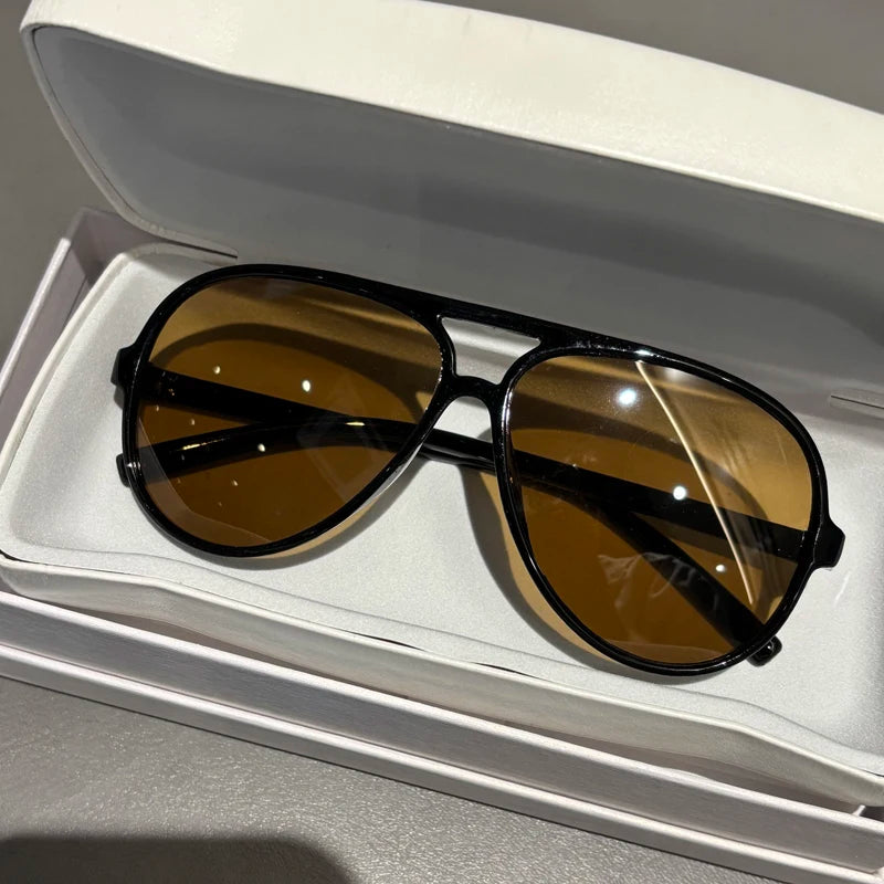 Óculos de Sol Aviador Redondo Unissex UV – Moda Condução e Uso Outdoor (1 ou 2 Peças)