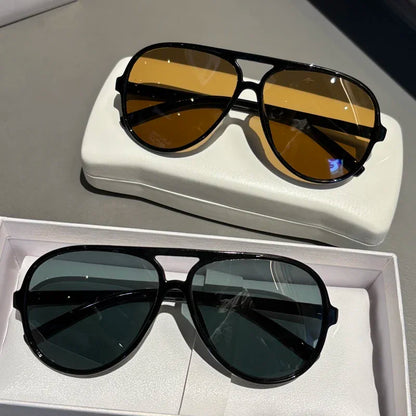 Óculos de Sol Aviador Redondo Unissex UV – Moda Condução e Uso Outdoor (1 ou 2 Peças)