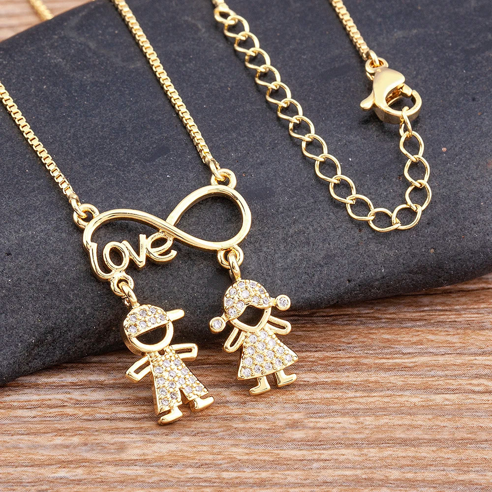 Colar Personalizado Família 💖 Presente Dia das Mães