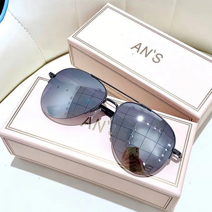 Óculos de Sol Aviador Masculino Fashion – Estilo Elegante para Dirigir e Usar no Dia a Dia