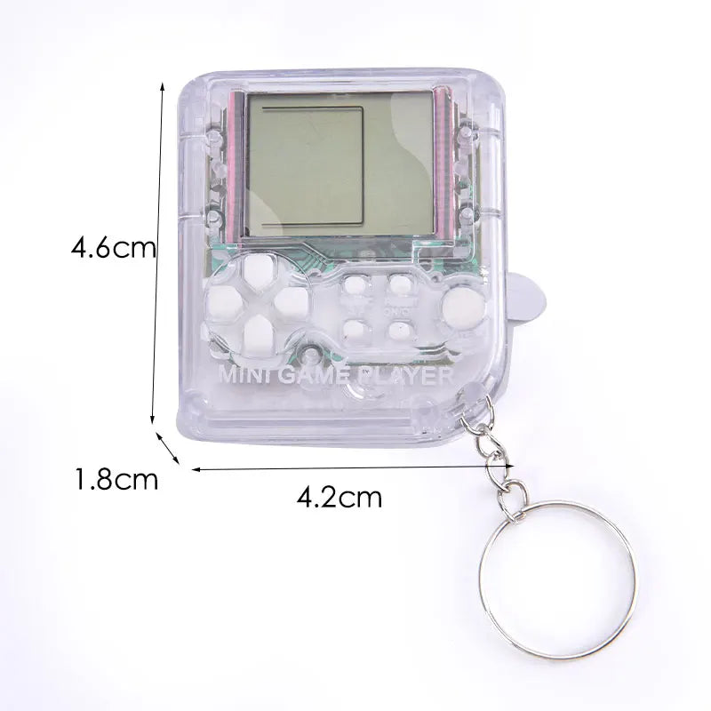 Mini Console Portátil Retrô com 26 Jogos – Chaveiro Game Clássico de Bolso