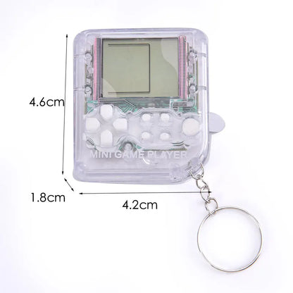 Mini Console Portátil Retrô com 26 Jogos – Chaveiro Game Clássico de Bolso