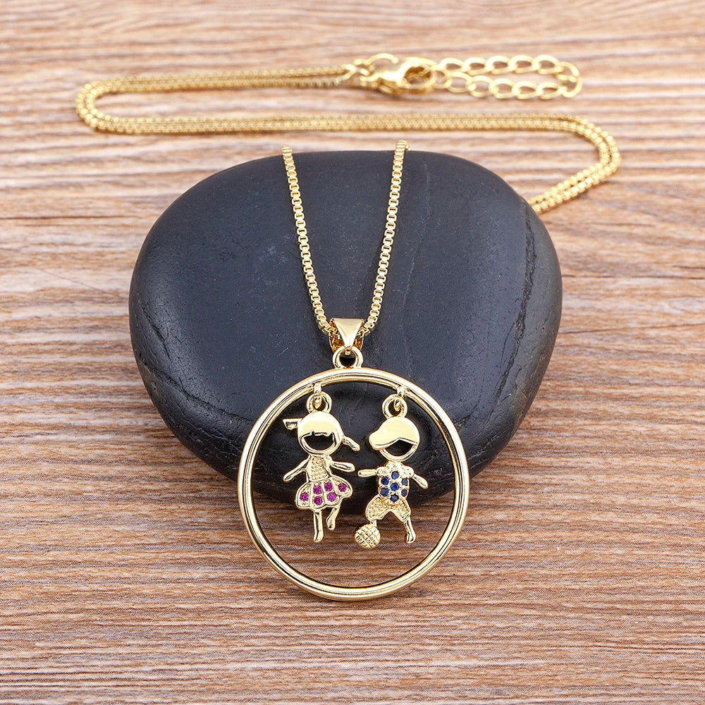 Colar Personalizado Família 💖 Presente Dia das Mães