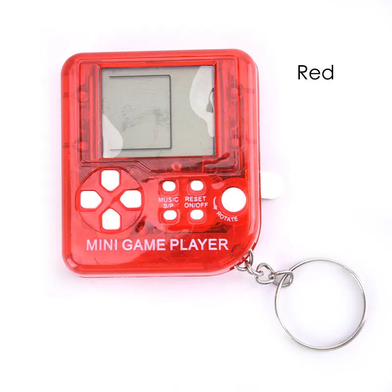 Mini Console Portátil Retrô com 26 Jogos – Chaveiro Game Clássico de Bolso