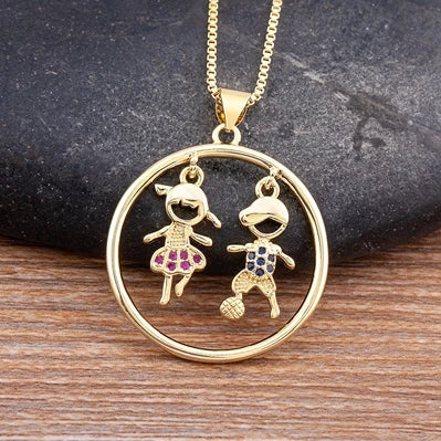 Colar Personalizado Família 💖 Presente Dia das Mães
