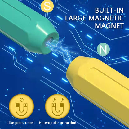 Brinquedo de Construção MAGNETICO STEM Infantil | Kit Blocos e Palitos Criativos Educativos