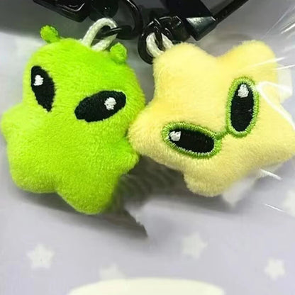 Mini Pelúcia Estrela Fofa Chaveiro Pingente para Bolsa Celular ou Carro – Presente