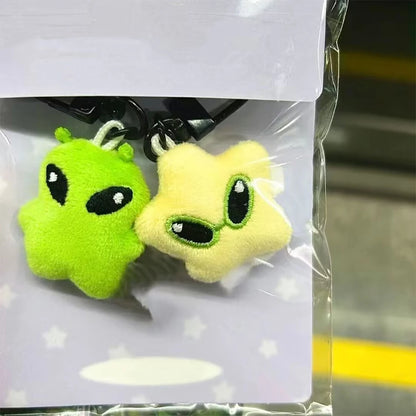 Mini Pelúcia Estrela Fofa Chaveiro Pingente para Bolsa Celular ou Carro – Presente