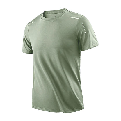 CAMISETA Quick Dry T-Shirt Masculina – Respirável, Secagem Rápida, Elástica, Esportiva CHRLCK