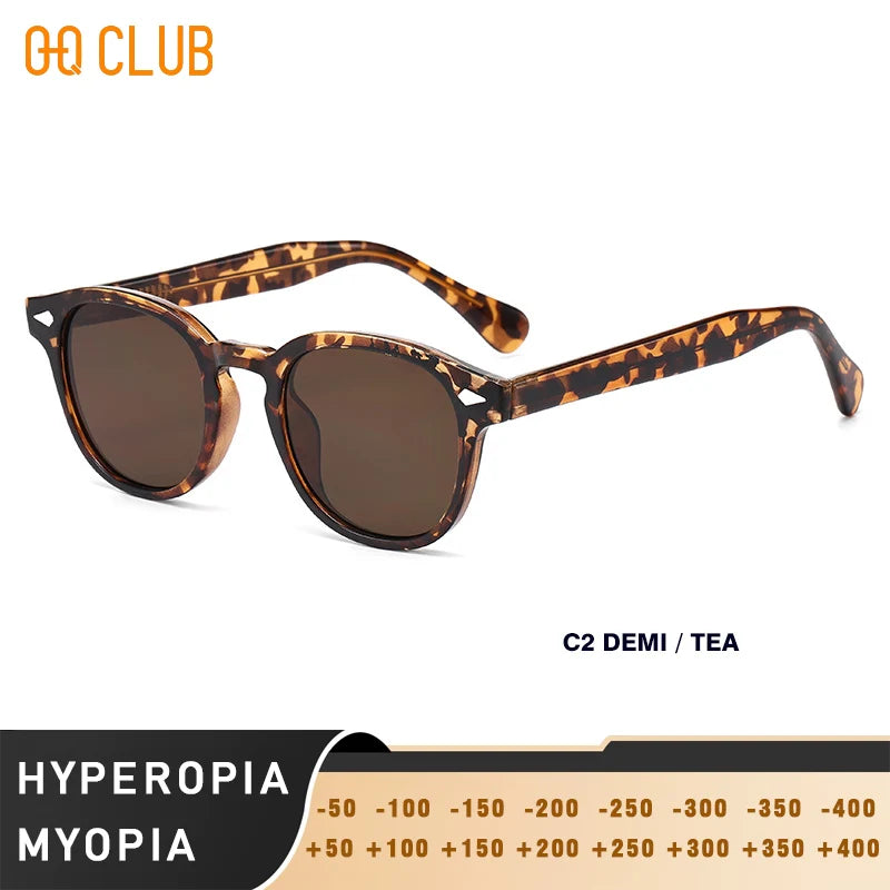 Óculos de Sol Retrô Redondo Unissex O-Q CLUB UV400 – Estilo Vintage