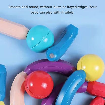Brinquedo de Construção MAGNETICO STEM Infantil | Kit Blocos e Palitos Criativos Educativos