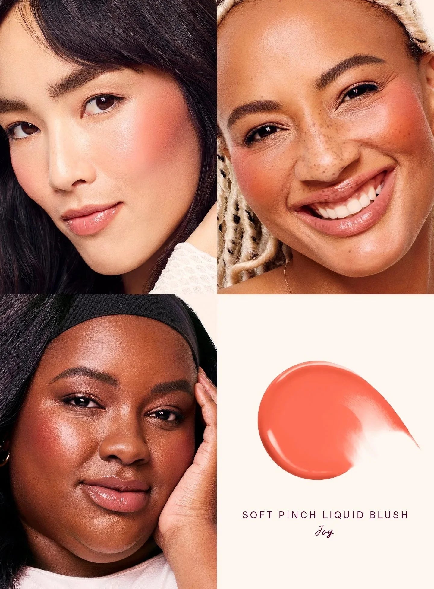 Rare Beauty Blush Líquido Multifuncional – Lábios, Olhos e Bochechas à Prova D’Água